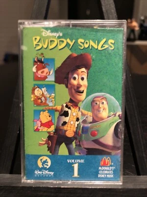 Disney Buddy Songs Volume 1 (Cassette 1996) McDonalds Soundtrack ABC RARE HTF NM - Image 1 of 4