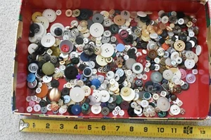 Vintage Nähknopf Set, 12,6 Unzen Nettogewicht Lot, B07 - Bild 1 von 5