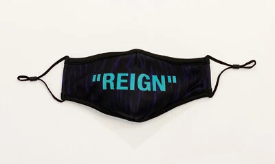 Face Mask to Match Air Jordan 5 Retro Alternate Grape, Black,  “Purple Reign” - Image 1 of 4