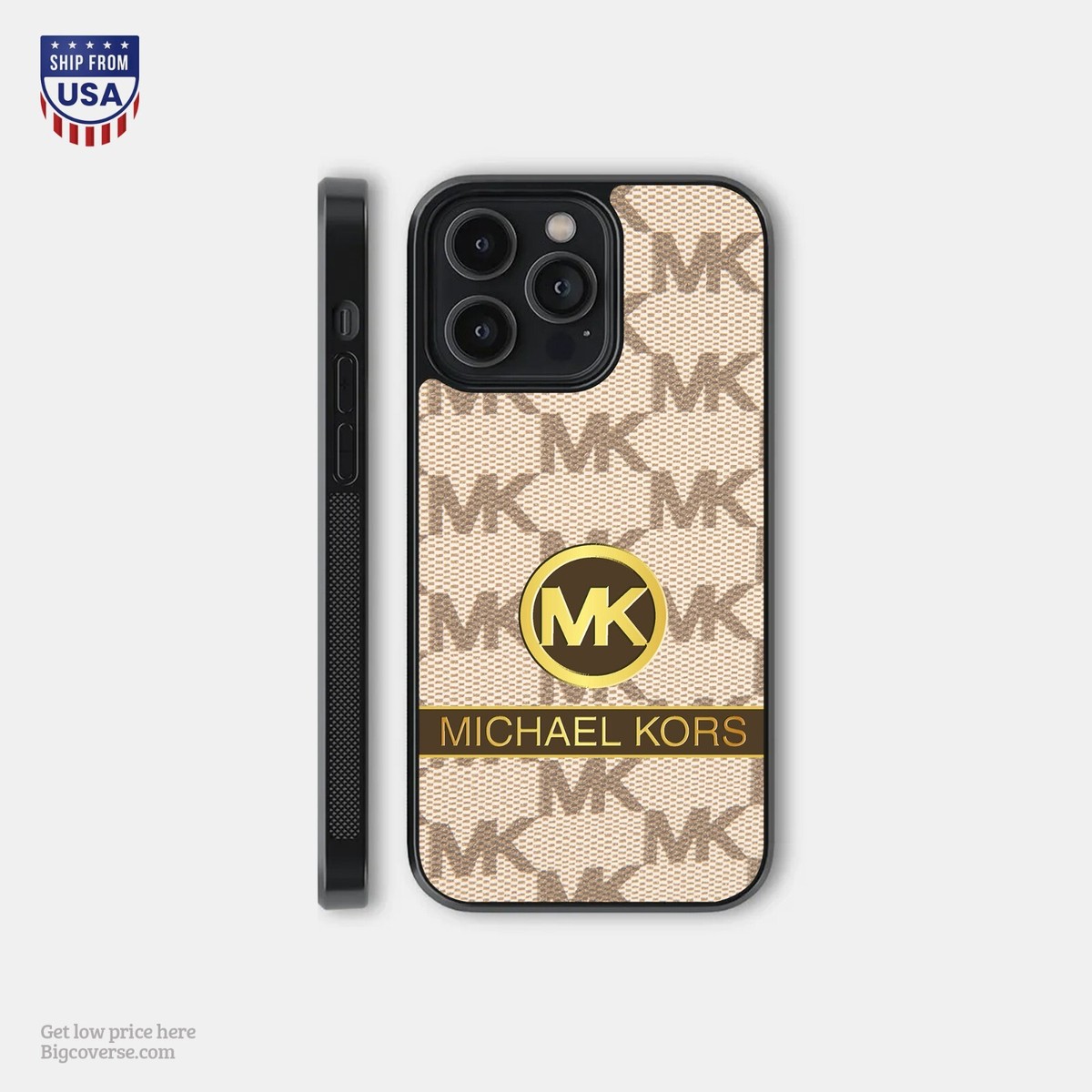 Iphone 13 Pro Max MICHAEL KORS LOGO MK WHITE IPhone 16 Pro Case