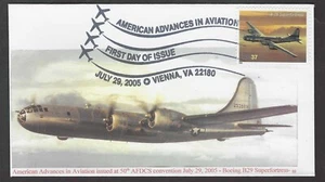 #3923 37c Boeing B-29 Superfortress -50th AFDCS Convention Cachet FDC - Picture 1 of 2