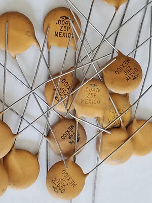 CONDENSADOR DE DISCO DE CERÁMICA RADIAL BC 20 un. .0047 UF MFD 4700PF 500V 472 Z5P Foto 1 de 2