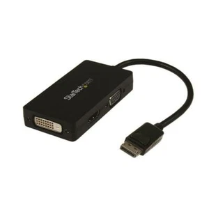 StarTech DisplayPort to VGA/DVI/HDMI Adapter DP Converter Black DP2VGDVHD - Picture 1 of 5