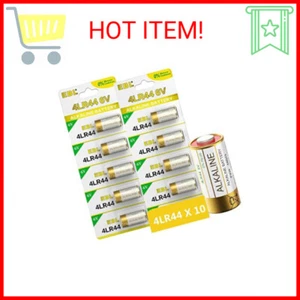6V Alkaline Batteries 4LR44 Dog Collar Batteries (10 Pack) - Picture 1 of 2