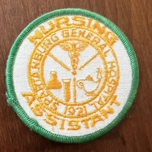 Spartanburg General Hospital Nursing Assistant Patch - Vintage - Picture 1 of 3