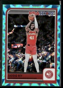 Saddiq Bey 2023-24 Hoops #136 Teal Explosion - Foto 1 di 2