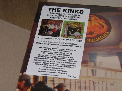 THE KINKS Muswell Hillbillies & Everybody's 6LP 4CD BLU-RAY BOX COLOURED VINYL - Image 1 of 4