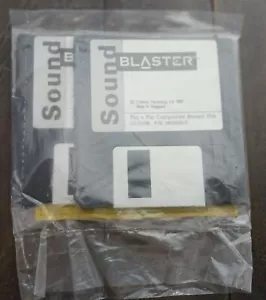 NEW Sealed Vintage Sound Blaster 3.5” Floppy Disks Installation Software - Bild 1 von 2