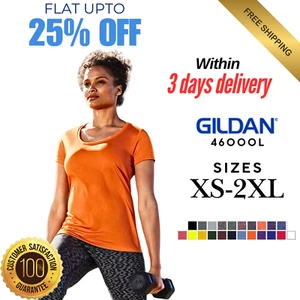 GD084 Gildan 46000L Womens Short Sleeve Performance Core Ultra Stylish T-Shirt - Picture 1 of 23