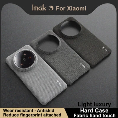 Funda para Xiaomi 15 14 Ultra 5G IMAK Tela Tela Delgada PC Rígida Trasera Estuche Foto 1 de 4