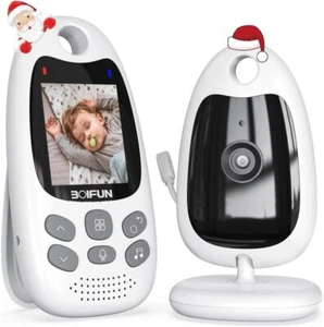 BOIFUN Babyphone con Fotocamera Funzione Vox Portatile Alimentazione 2.4 Ghz - Foto 1 di 16