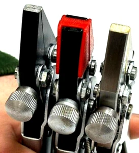 Parallelzange flache Nase verstellbarer Anschlag - glatt, Messing & Nylon Backen Werkzeug Set - Bild 1 von 8
