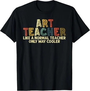 Kunst Lehrer Design für Männer Frauen Künstler Unterricht Kunst Schule Geschenk Unisex T-Shirt - Bild 1 von 3