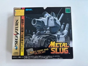 Metal Slug With Extra Ram Cart Big Box Sega Saturn Mint Disc Japan Reg Card - Picture 1 of 6