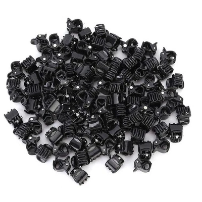 Small Claw Clip For Hair100PCS Black Plastic Mini Clips Small Claws Hair Clip... - Image 1 of 4