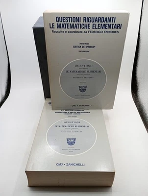 Questioni Riguardanti Le Matematiche Elementari - Federigo Enriques ZANICHELLI - Immagine 1 di 4