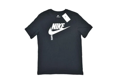 NUEVA Camiseta Nike The Nike Calce Atlético Camiseta Negra Para Hombre Talla M Swoosh Atlética Foto 1 de 4