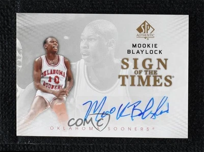 2012-13 SP Authentic Sign of the Times Mookie Blaylock #S-MB Auto - Image 1 of 2