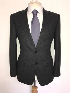 GIEVES & HAWKES - Slim Fit DUNKELGRAUER WOLLANZUG - 36 kurz - W30 L29 - WUNDERSCHÖN - Bild 1 von 12