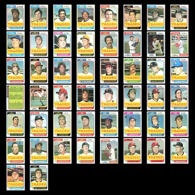 1974 Topps Lot 50 Vintage Baseball Cards VG MLB Set Bulk Dealer Collection - Image 1 of 4