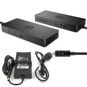 NEW OPEN BOX Dell WD19 Thunderbolt Docking Station USB-C w/ 130W AC Adapter - Zdjęcie 1 z 3