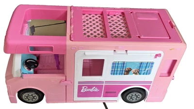 Barbie 3 en 1 Dream Camper Van rosa expandible (sin accesorios) Mattel 2019 Foto 1 de 4
