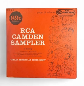 RCA Camden Sampler LP 1955 Mono LP SCL-12-8 Bernstein Lombardo - Picture 1 of 4
