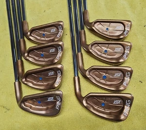 PING ISI BeCu BERYLLIUM COPPER 3-PW KBS TOUR 105 BLUE DOT MCC PLUS 4 GRIPS - Picture 1 of 10