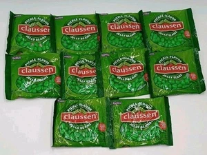 Pickle Jelly Beans Frankford Claussen Pickle Flavor Jelly Beans 4 Oz - Lot Of 10 - Picture 1 of 3