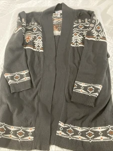 D&Co Denim Company Cardigan Woman’s Size 2X Western Mountain Outdoors Super Soft - Picture 1 of 6