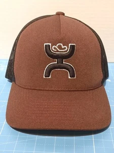 HOOEY Coach Burgundy/black Flexfit Hat Size S-M Spandex - Picture 1 of 9