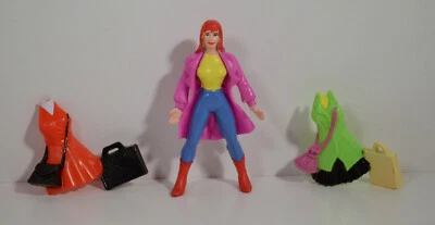 1995 Mary Jane Watson 3.5" McDonald's Action Figure #5 Marvel Spider-Man - Image 1 of 3