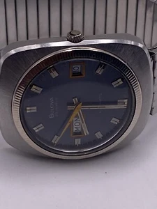 Vintage Bulova Herren Automatik Armbanduhr 11AOACB 23 Juwelen LÄUFT perfekt - Bild 1 von 19