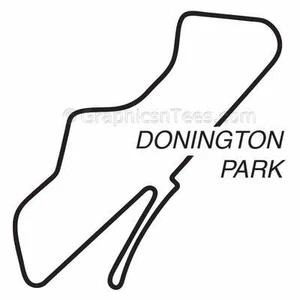 Donington Park Sticker Race Track Vinyl Graphic Decal Motor Racing GP BTCC - Imagen 1 de 4