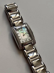 ebel brasilia women’s stainless steel watch with .48 ct diamonds - Picture 1 of 10