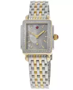 Nuevo Reloj Mujer Michele Deco Mid Cuarzo Gris Madreperla MWW06V000132 - Imagen 1 de 4