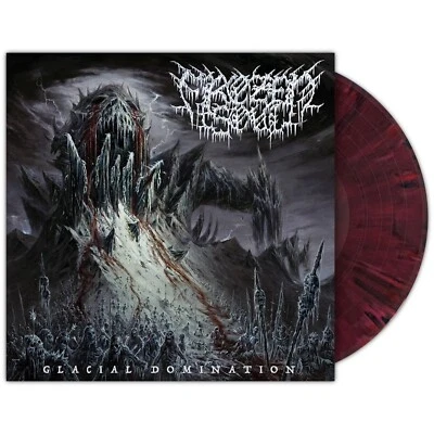 Frozen Soul - Glacial Domination LP Magenta & Black Marbled 180g Vinyl /300 - Image 1 of 4