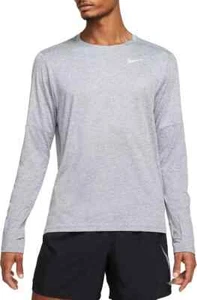 $ 60 Nike Dri-FIT Element Herren Running Crew Shirt - meliert grau - DD4754-084 - L - Bild 1 von 6