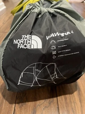 Tienda de campaña The North Face Wawona para 4 personas - verde agave/gris asfalto Foto 1 de 4