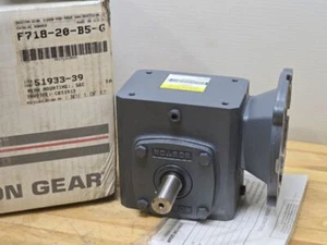 Boston Gear Speed Reducer, Gear Box F718-20-B5-G, 20:1 Ratio, 56C input - Picture 1 of 8
