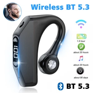 Bezprzewodowy zestaw słuchawkowy douszny Bluetooth Kierowca ciężarówki Słuchawki douszne Mikrofon z redukcją szumów - Zdjęcie 1 z 28