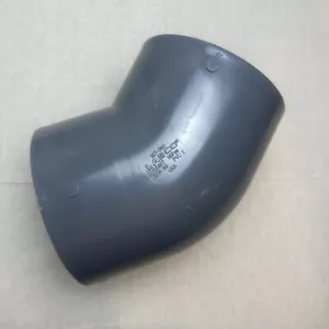 Lasco SCH 80 PVC 45 Degree Elbow Socket Connect 817-060 6" Diameter New - Picture 1 of 6