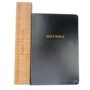 KJV Holy Bible Reference Center-Column Giant Print Bonded Leather Present - Picture 1 of 24