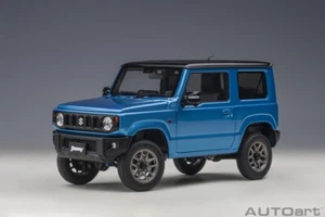 Suzuki Jimny JB86 Rhd 2018 Azul Metálico Negro Coche a Escala 1:18 Autoart - Imagen 1 de 12