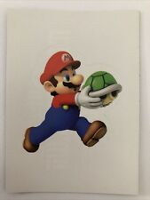 New Super Mario Bros. Wii Nintendo 2011 Sticker Enterplay Green Shell Mario 090
