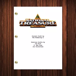 National Treasure Movie Script Reprint Full Screenplay Full Script - Picture 1 of 2