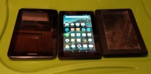 3 Tablet Samsung Verizon, Amazon & Polaroid Combo - Picture 1 of 4