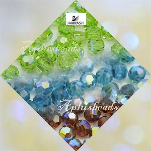 Authentic SWAROVSKI Crystal  #5000 AB Coated Round Beads 5mm Various 36pcs  - Picture 1 of 22