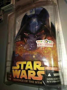 Star Wars Rache der Sith - Holographic Yoda - Toys R Us Exclusive 2005 MOC - Bild 1 von 3
