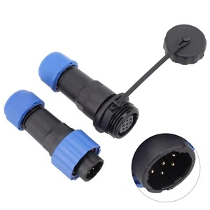 SP16 Panel-Connector Aviation IP68 Imperméable 2,3, 4,5, 6,7, 9 Pôles Et Douille - Imagen 1 de 74